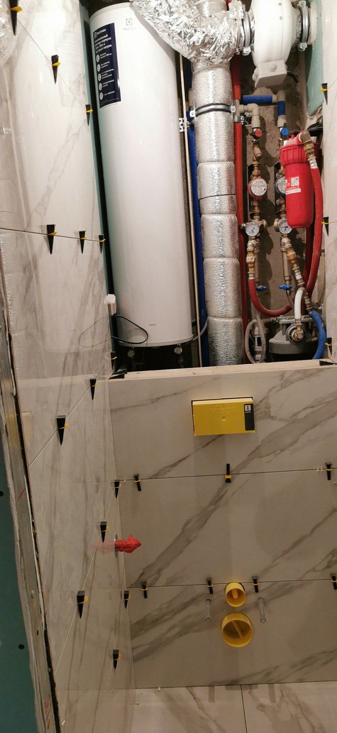 Установка водонагревателей